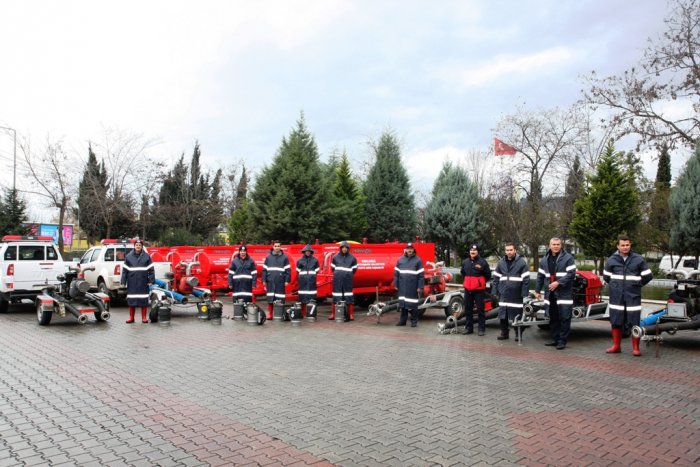 İtfaiye ekipleri hazır bekliyor