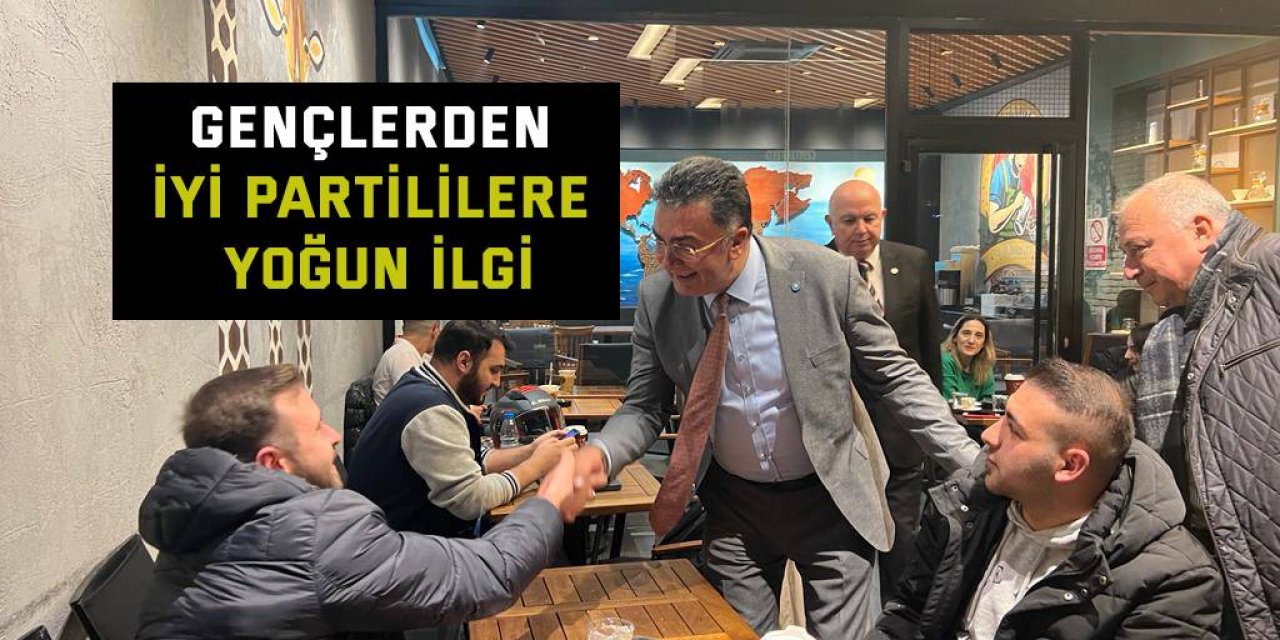 Gençlerden İyi Partililere yoğun ilgi