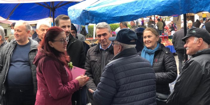 CHP’li aday adayları esnafla buluştu