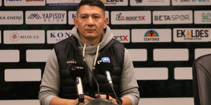 Kocaelispor - Zonguldak Kömürspor maçının ardından