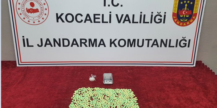 743 adet uyuşturucu hap ele geçirildi