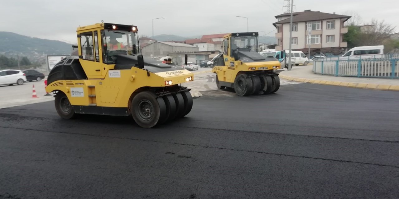 Fabrikalar bölgesinde asfalt seferberliği