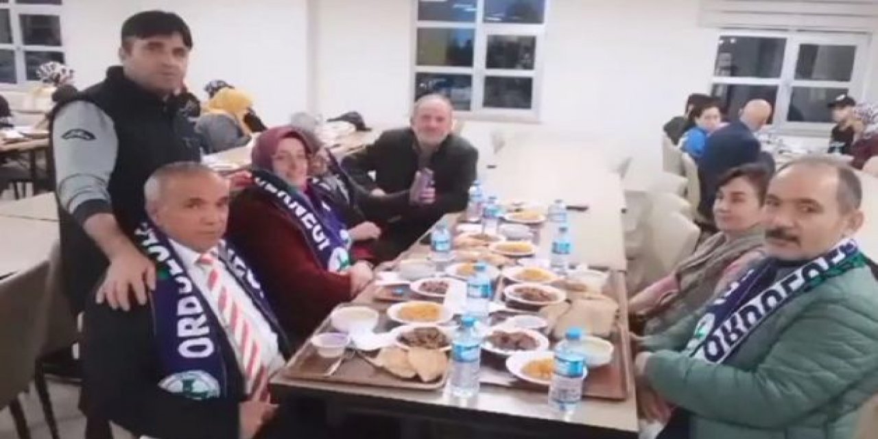 Ordulular, depremzedelerle iftar yaptı