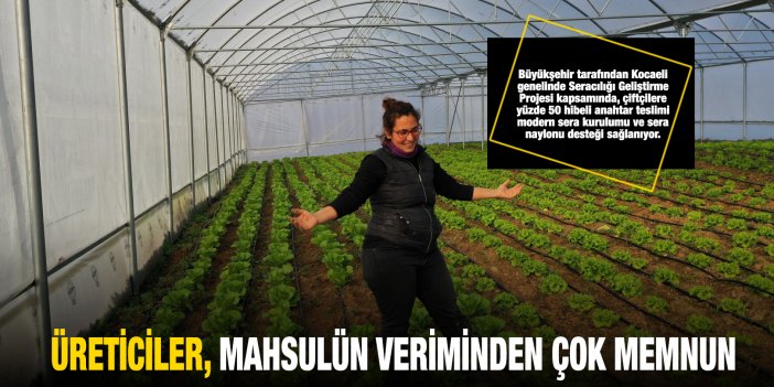 Üreticiler, mahsulün veriminden çok memnun