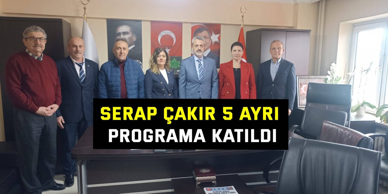 Serap Çakır 5 ayrı programa katıldı