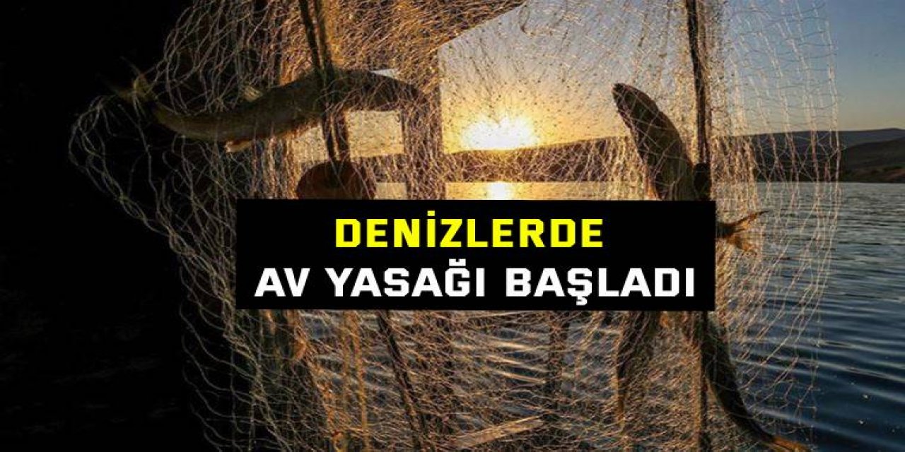 Denizlerde av yasağı başladı