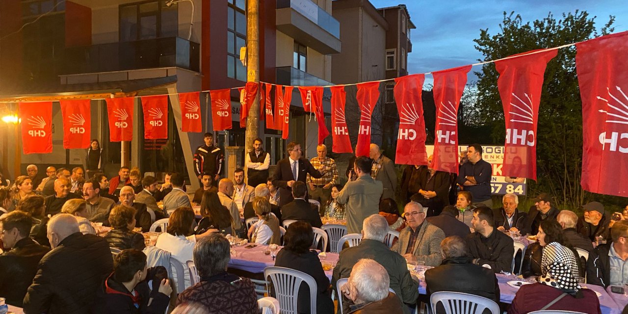 CHP Başiskele’den sokak iftarı