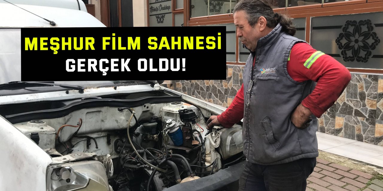 Meşhur film sahnesi gerçek oldu!