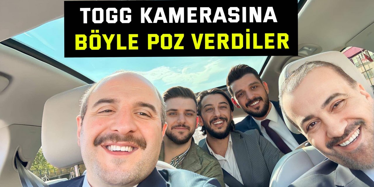 TOGG kamerasına böyle poz verdiler