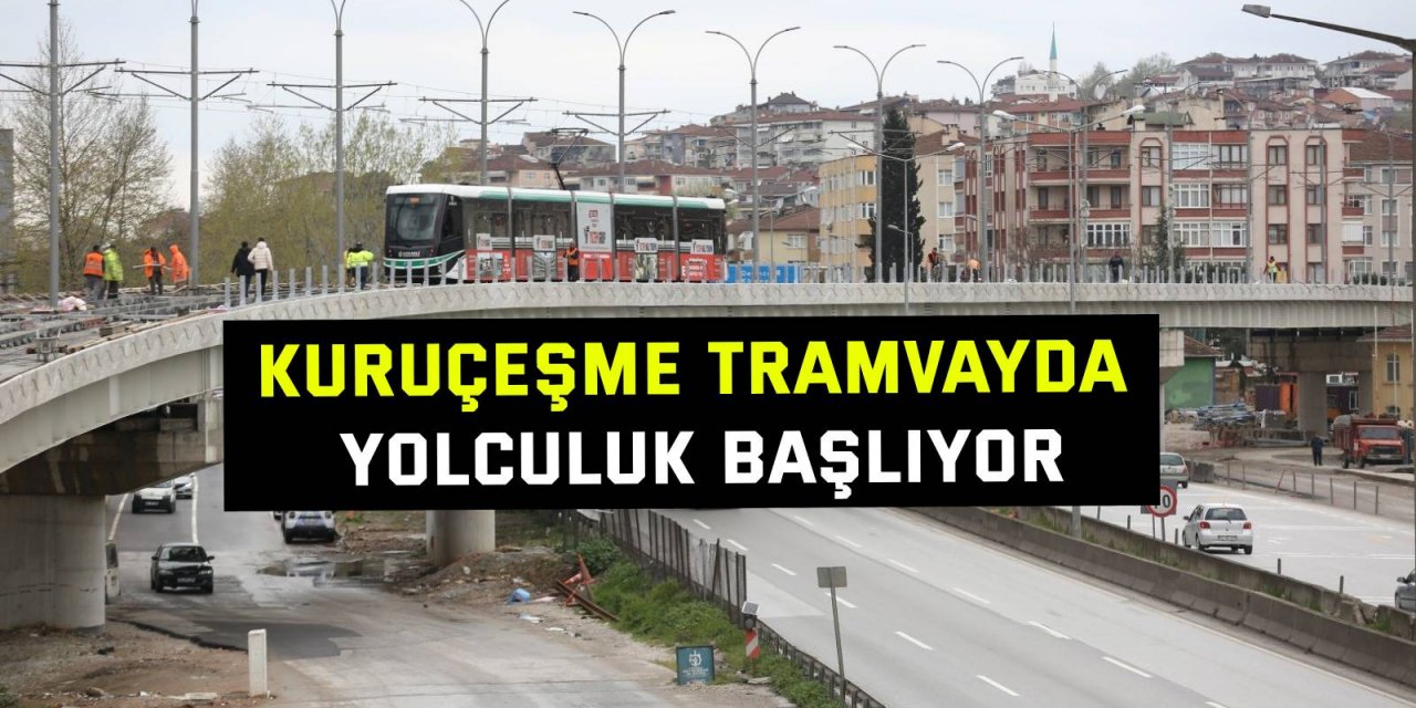 Kuruçeşme tramvayda yolculuk başlıyor