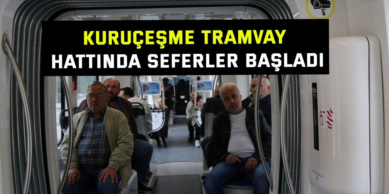 Kuruçeşme tramvay hattında seferler başladı