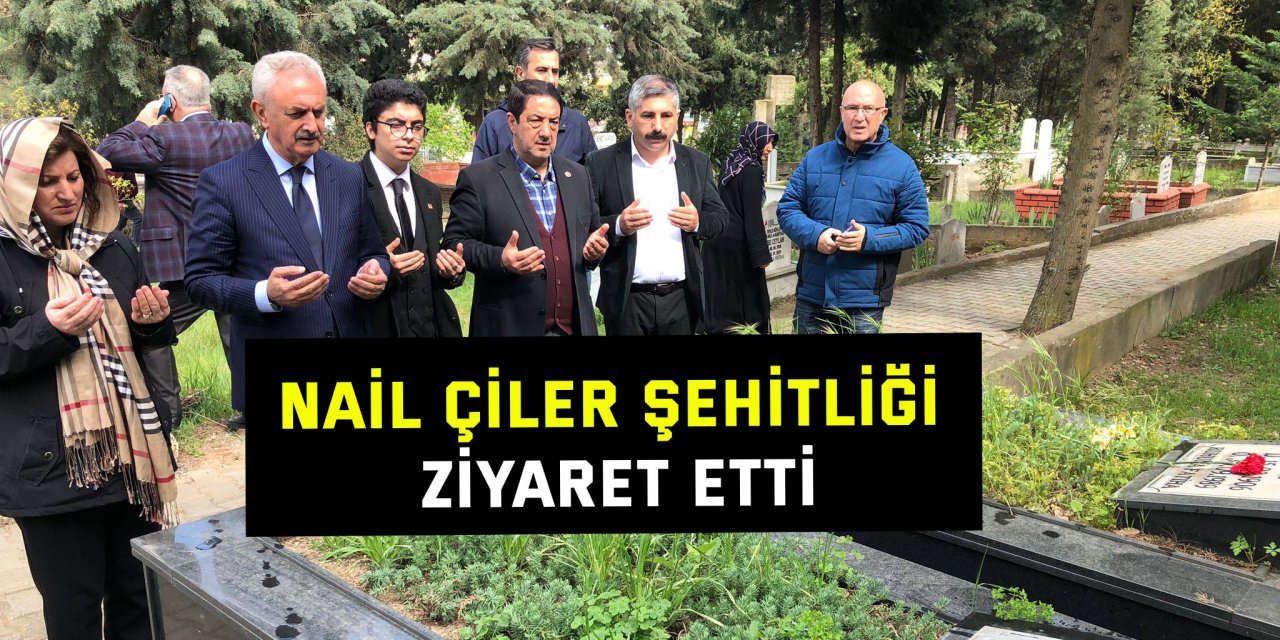 Nail Çiler şehitliği ziyaret etti