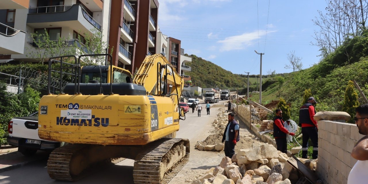 İzmit'te kaçak yapılarla mücadele