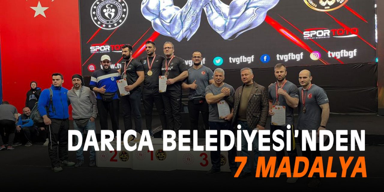 Darıca Belediyesi’nden 7 madalya