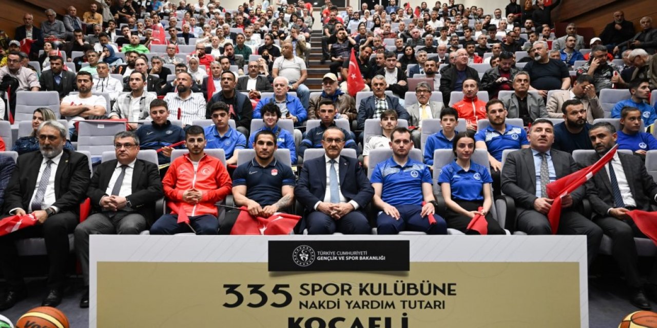 KOCAELİ’DE: Amatör Spor Kulüplerine 7 milyon 830 bin TL yardım