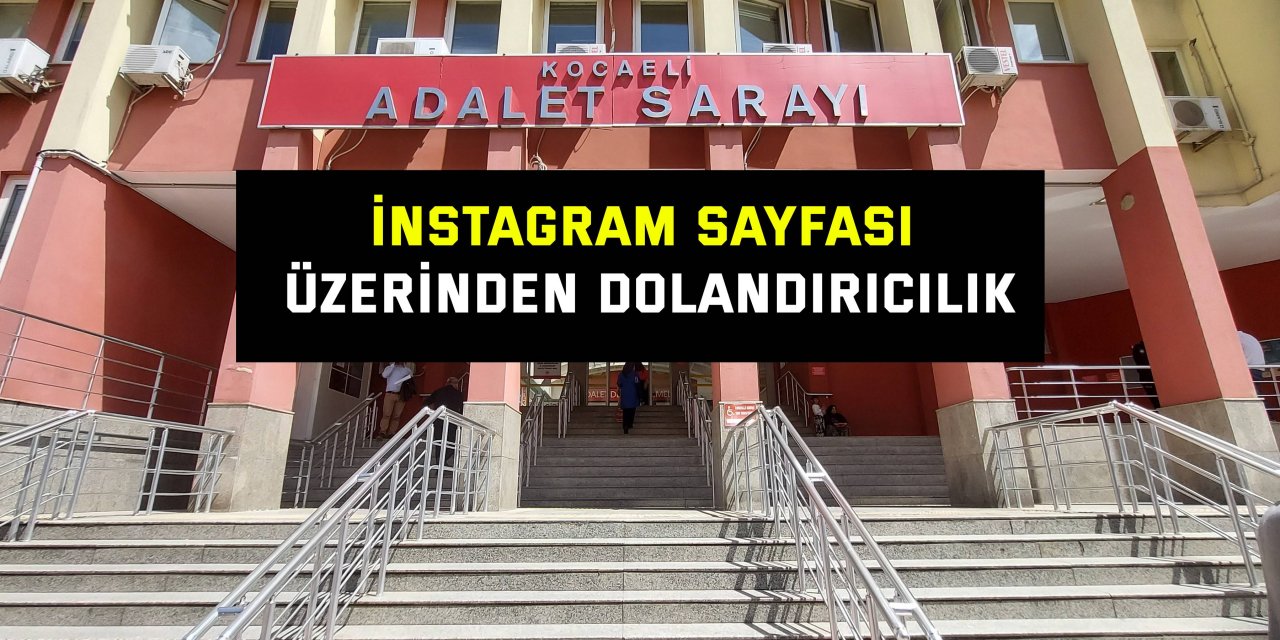 Instagram sayfası üzerinden dolandırıcılık