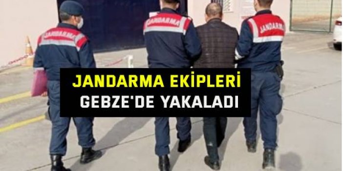 Jandarma ekipleri Gebze'de yakaladı