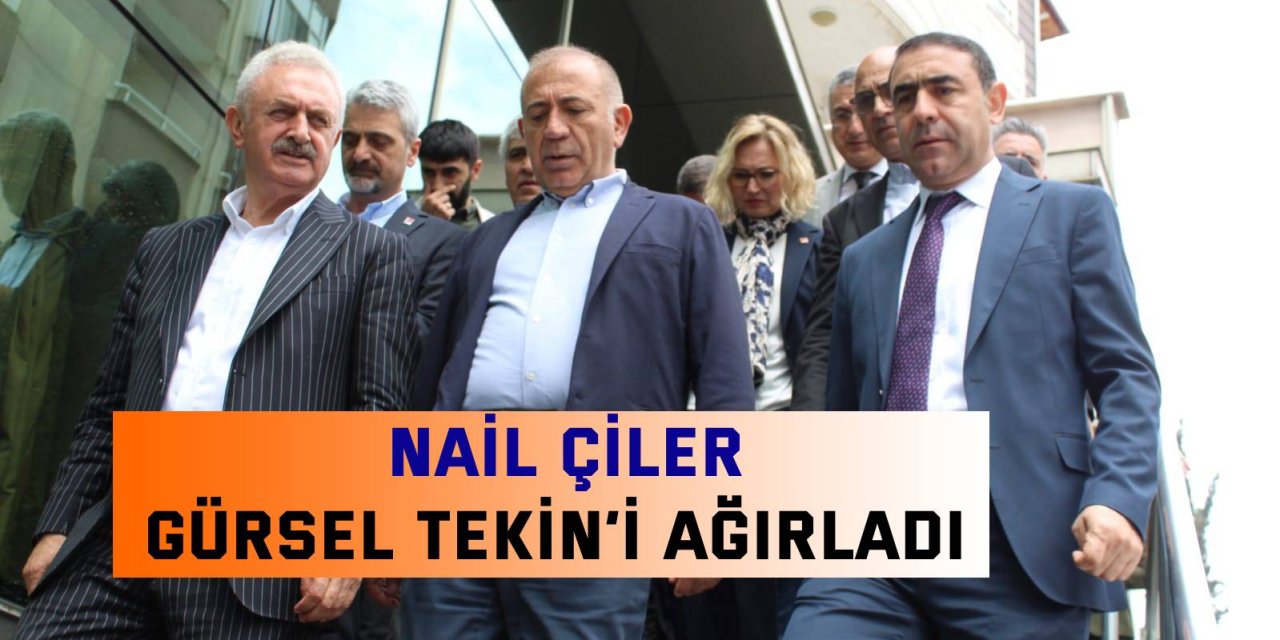 Nail Çiler, Gürsel Tekin’i ağırladı