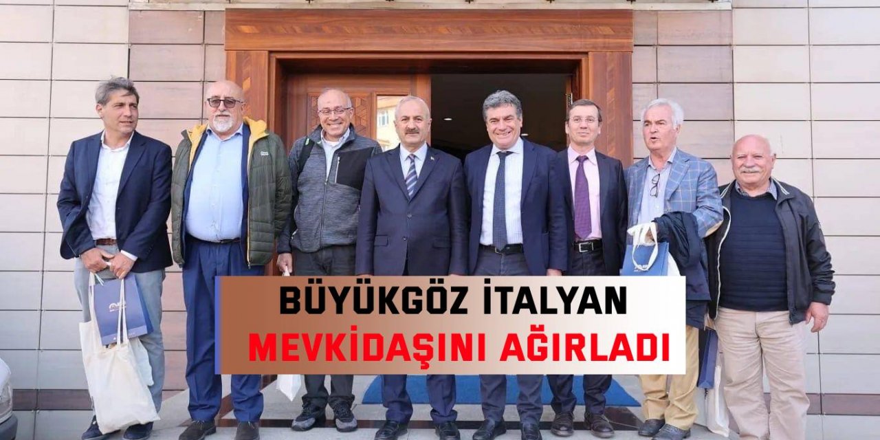 Büyükgöz İtalyan mevkidaşını ağırladı