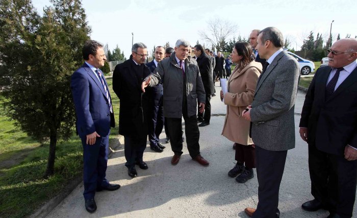 Başkanlar incelemede bulundu