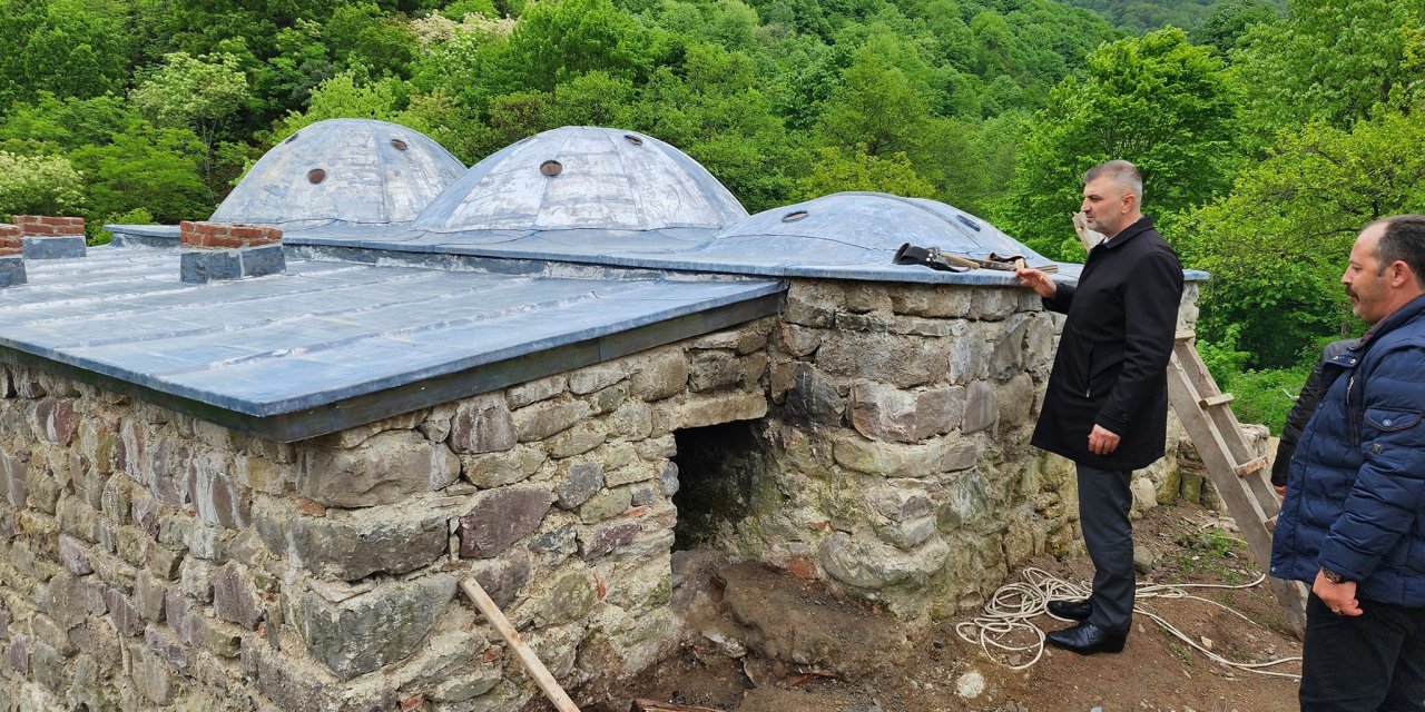 Tarihi Osmanlı hamamı turizme kazandırılıyor