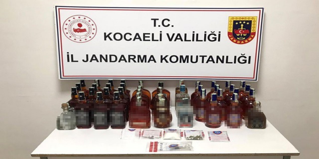 Kocaeli'de gümrük kaçağı alkol ele geçirildi