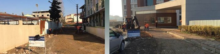 Darıca’da üst yapı çalışmaları