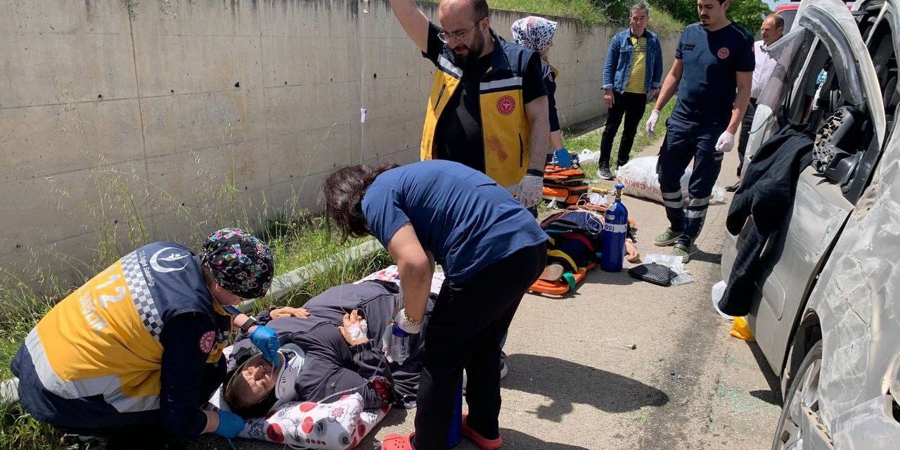 Kocaeli’den Ordu’ya giden araç kaza yaptı: 1 ölü, 3 yaralı