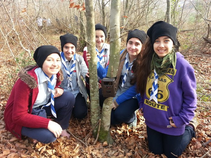 İzciler Diriliş mahalli kış kampında buluştu