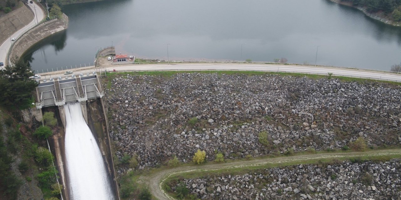 Doğancı yüzde 100'e ulaştı, barajın kapakları açıldı