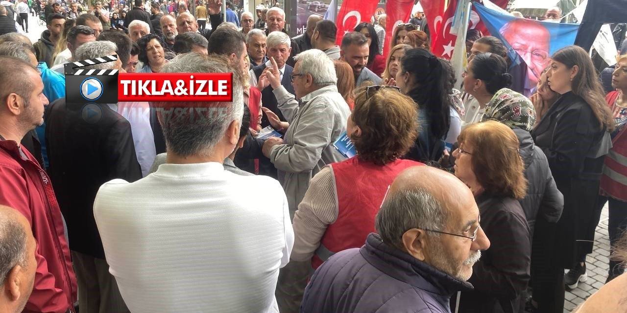 Çarşı karıştı: iki grup birbirine girdi