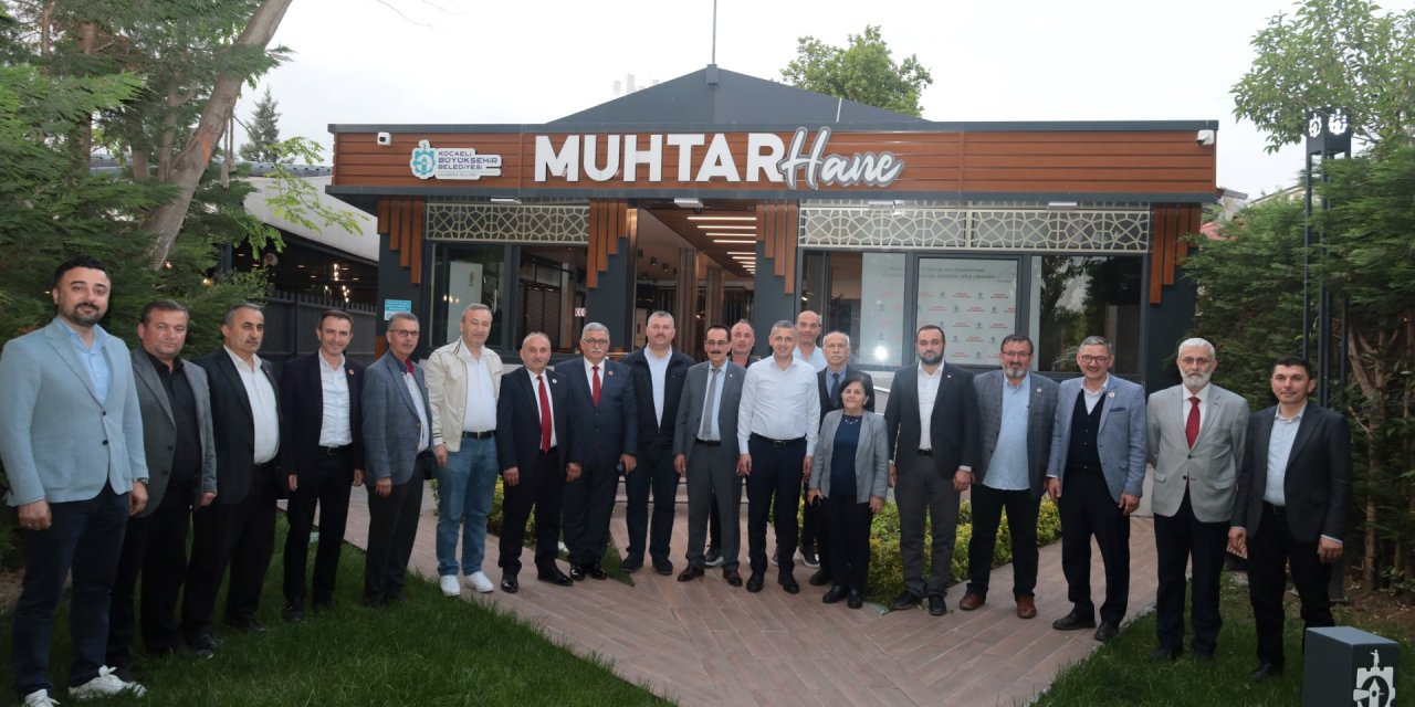 Muhtarlar, Büyükşehir’in hizmetlerinden memnun