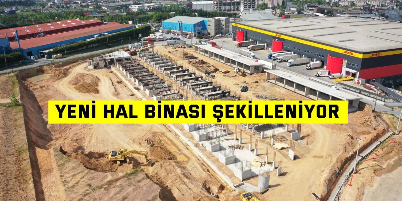 Yeni hal binası şekilleniyor