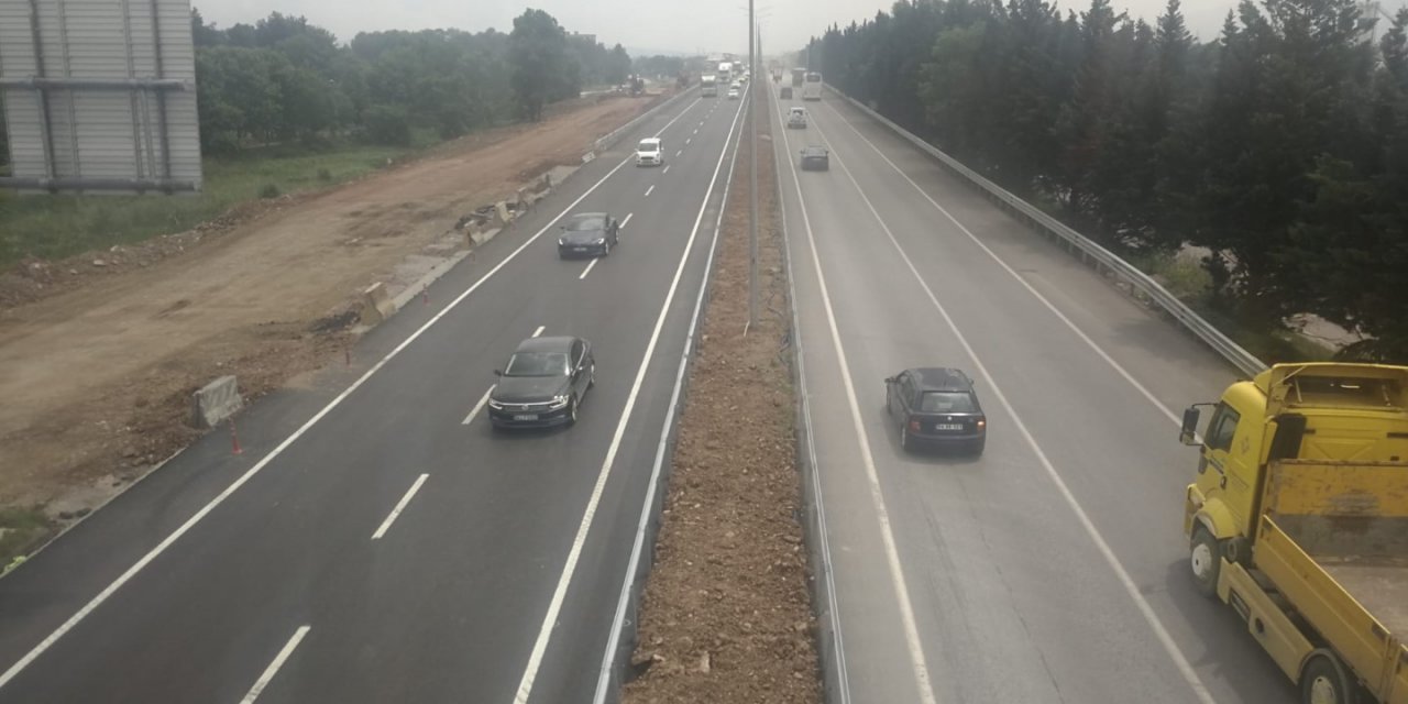 D-100 Köseköy etabı trafiğe açıldı