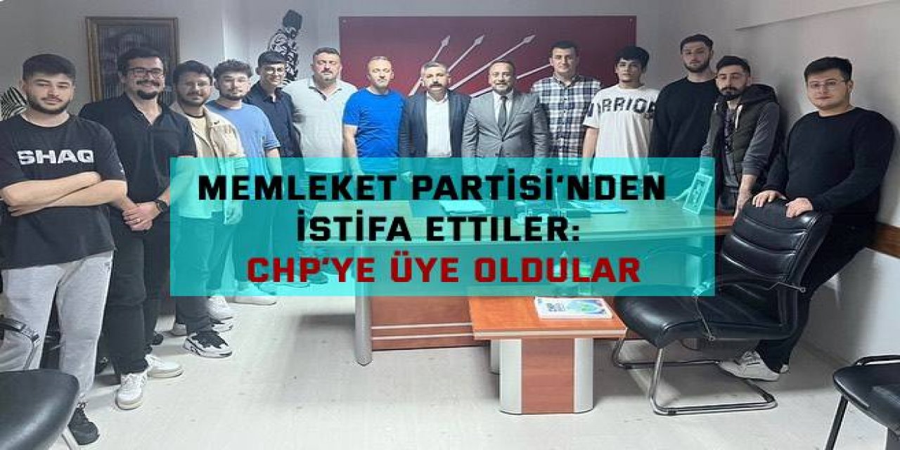 Memleket Partisi’nden istifa ettiler: CHP’ye üye oldular