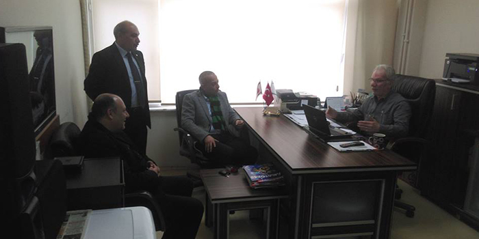 Yavuz saha komiserlerini ziyaret etti