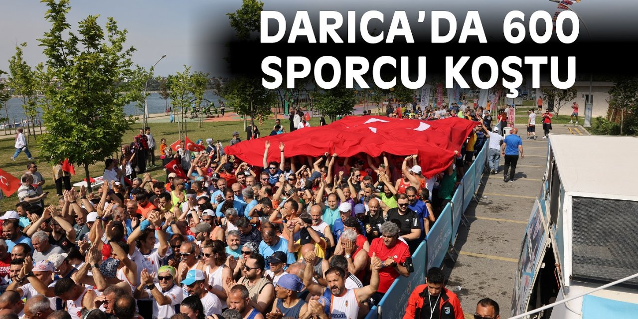 Darıca’da 600 sporcu koştu
