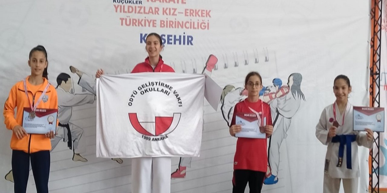 Leylanur Türkiye üçüncüsü oldu