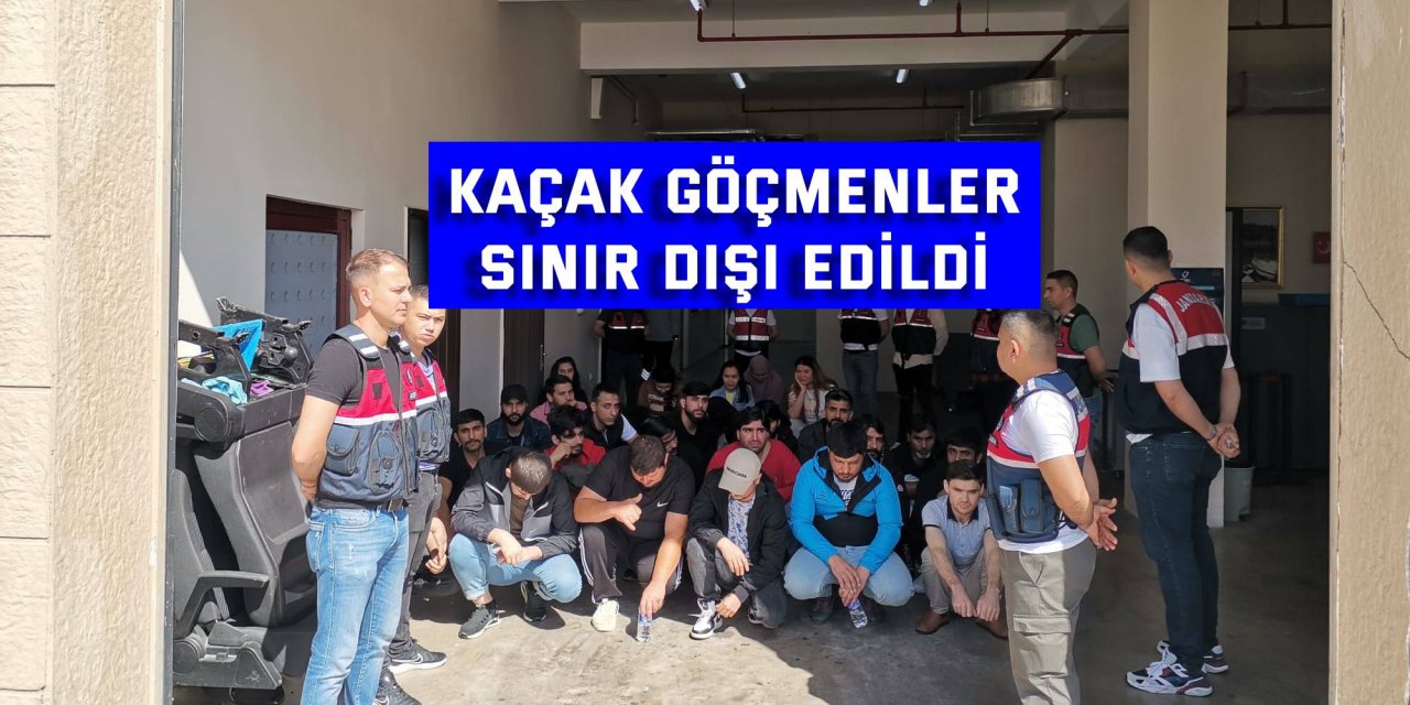 Kocaeli'de kaçak göçmenler sınır dışı edildi