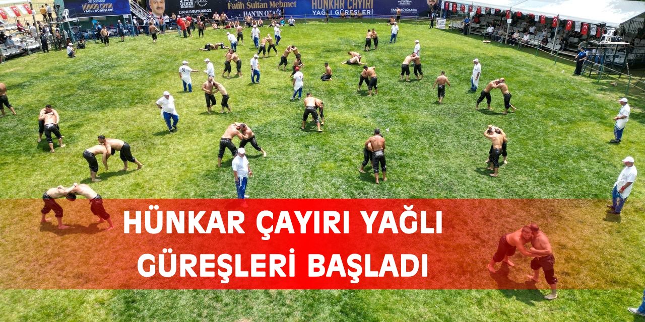 Hünkar Çayırı Yağlı Güreşleri başladı