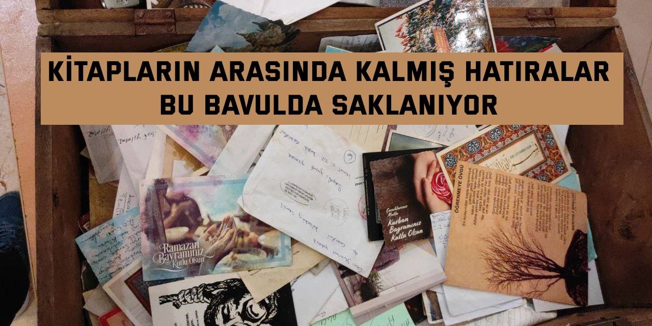 Kitapların arasında kalmış hatıralar bu bavulda saklanıyor