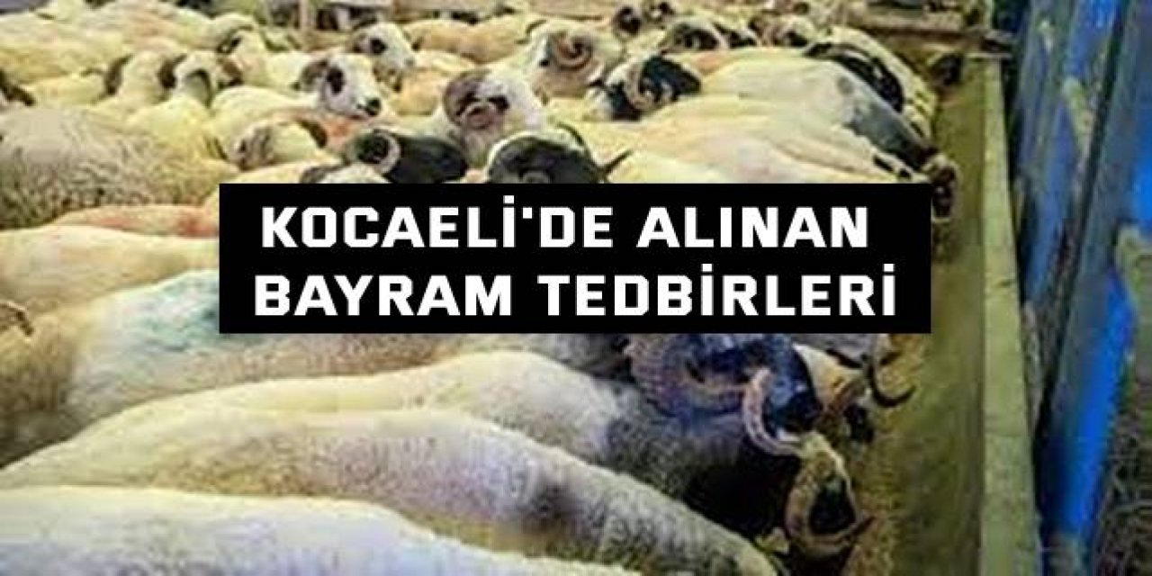 Kocaeli'de alınan bayram tedbirleri