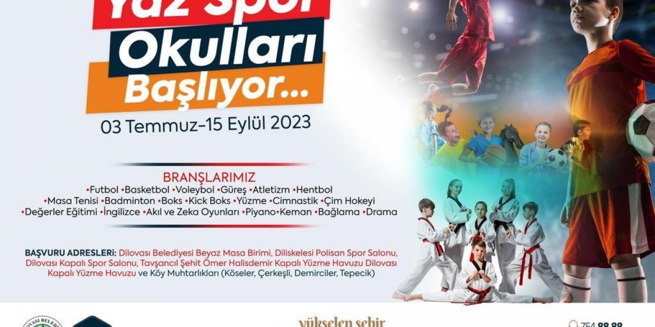 Yaz Spor Okulları kayıtları başladı
