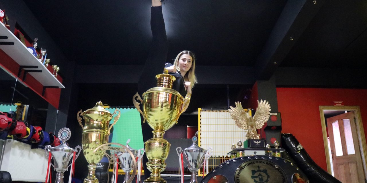 Yaşının 2 katı şampiyonluğu olan genç sporcu, ‘Avrupa Oyunları’ yolunda