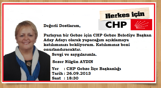 Aydın adaylığını açıklıyor