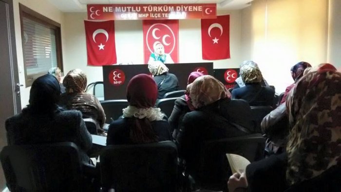 MHP’li kadınlar Çakıroğlu’nu unutmadı