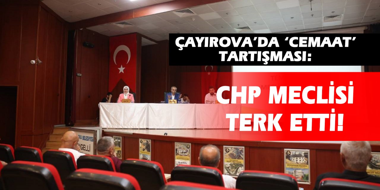 CHP meclisi terk etti!