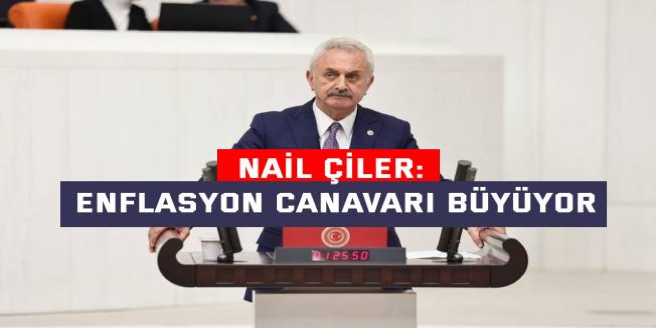 Nail Çiler: Enflasyon canavarı büyüyor