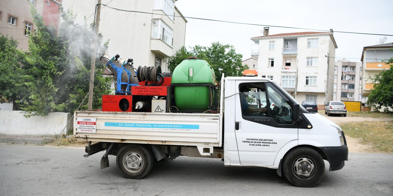 Çayırova’da vektörle mücadele aralıksız sürüyor