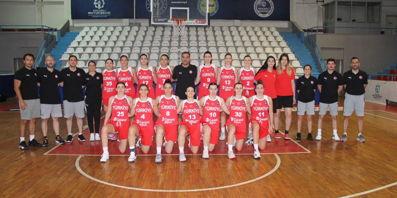 Hazırlık maçı: U20 Kadın Basketbol Milli Takımı: 63 - Karadağ: 73